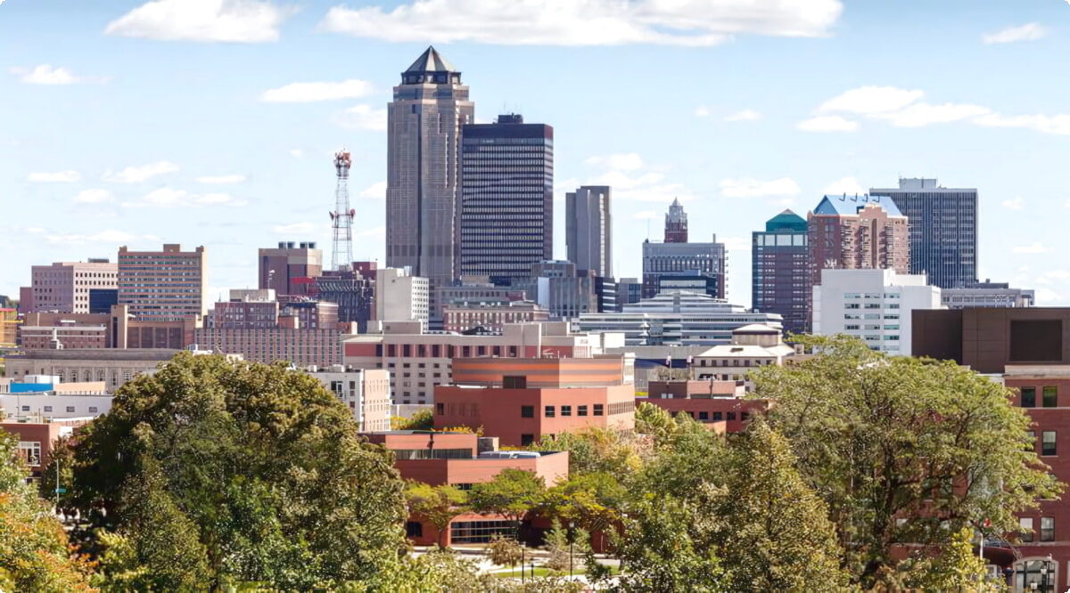 Quais são as escolhas de veículos mais populares em Des Moines?